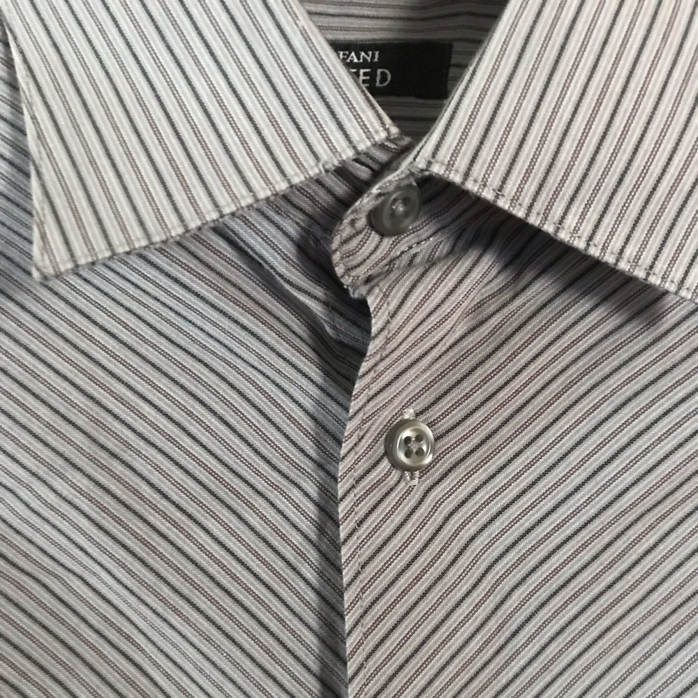 Men’s Alfani Fitted Dress Shirt- Large